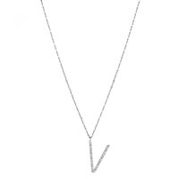 Collana Rosato Donna Cubica in Argento Zirconia RZCU22 - RZCU22